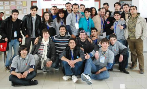 Attendees of the Barcamp Caspian in Baku/Azerbaijan