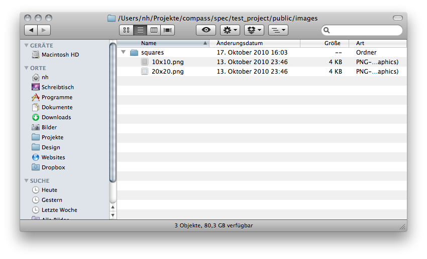 Sprite folder
